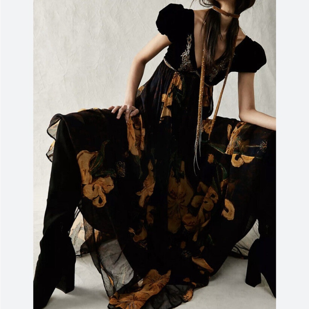 Free people Collette maxi dress